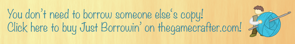 Sales Banner for Just Borrowin'